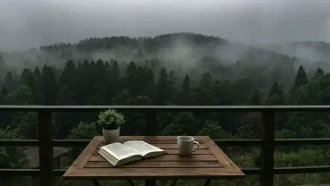 read a book with jungle view in our residency